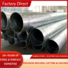 Round and seamless pipes