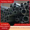 Round and seamless pipes