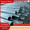 Round and seamless pipes